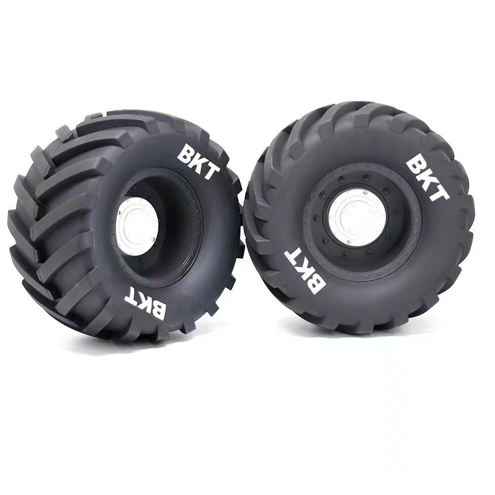 2PCS Monster Truck Tires Wheels 14mm/17mm Adjustable for 1/8 LOSI LMT W66 KYOSHO Axial RC Cars Vehicles Models Spare Parts — view 2