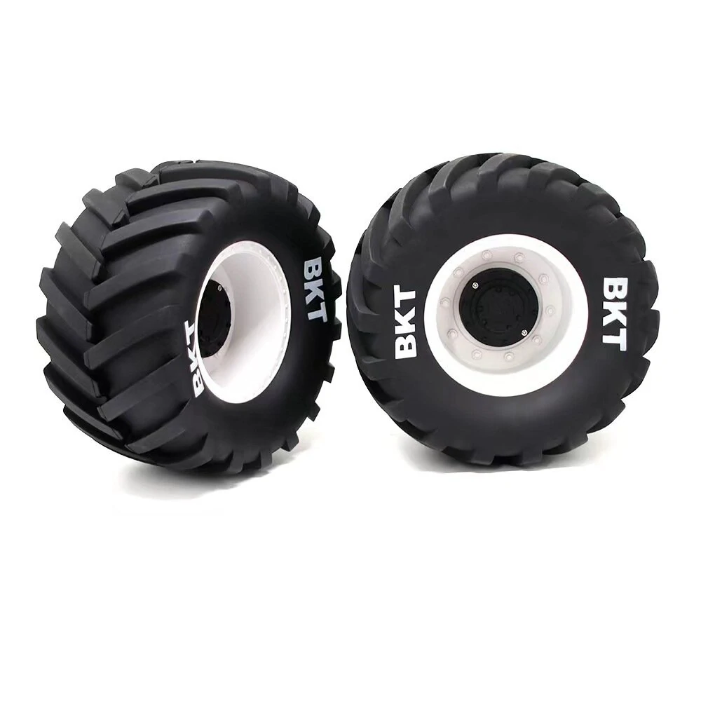 2PCS Monster Truck Tires Wheels 14mm/17mm Adjustable for 1/8 LOSI LMT W66 KYOSHO Axial RC Cars Vehicles Models Spare Parts — view 3