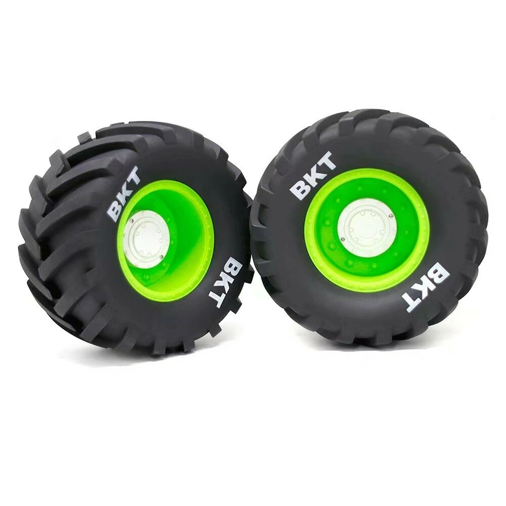 2PCS Monster Truck Tires Wheels 14mm/17mm Adjustable for 1/8 LOSI LMT W66 KYOSHO Axial RC Cars Vehicles Models Spare Parts — view 4