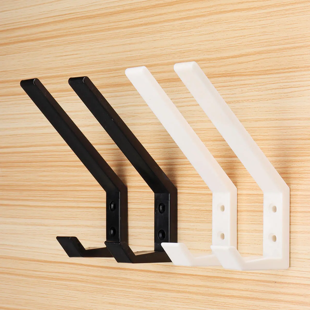 2Pcs Motorcycle Helmet Holder Hook Jacket Bags Wall Mount Cloth Display Rack Hanger — view 9