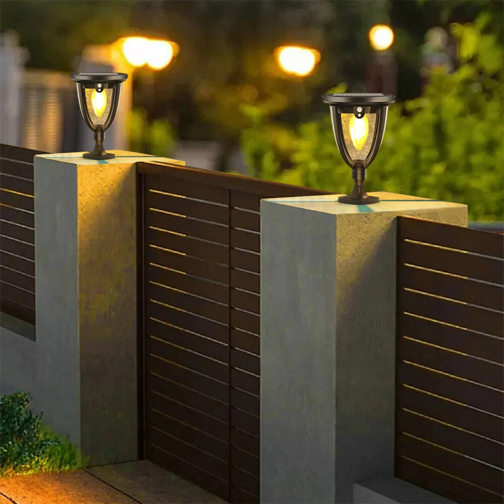2pcs Solar Bulb Light Outdoor 3 Installation Ways Wall Hang Ground 3 Brightness Modes IP65 Waterproof Solar Lights for Garden Decor Light — view 5