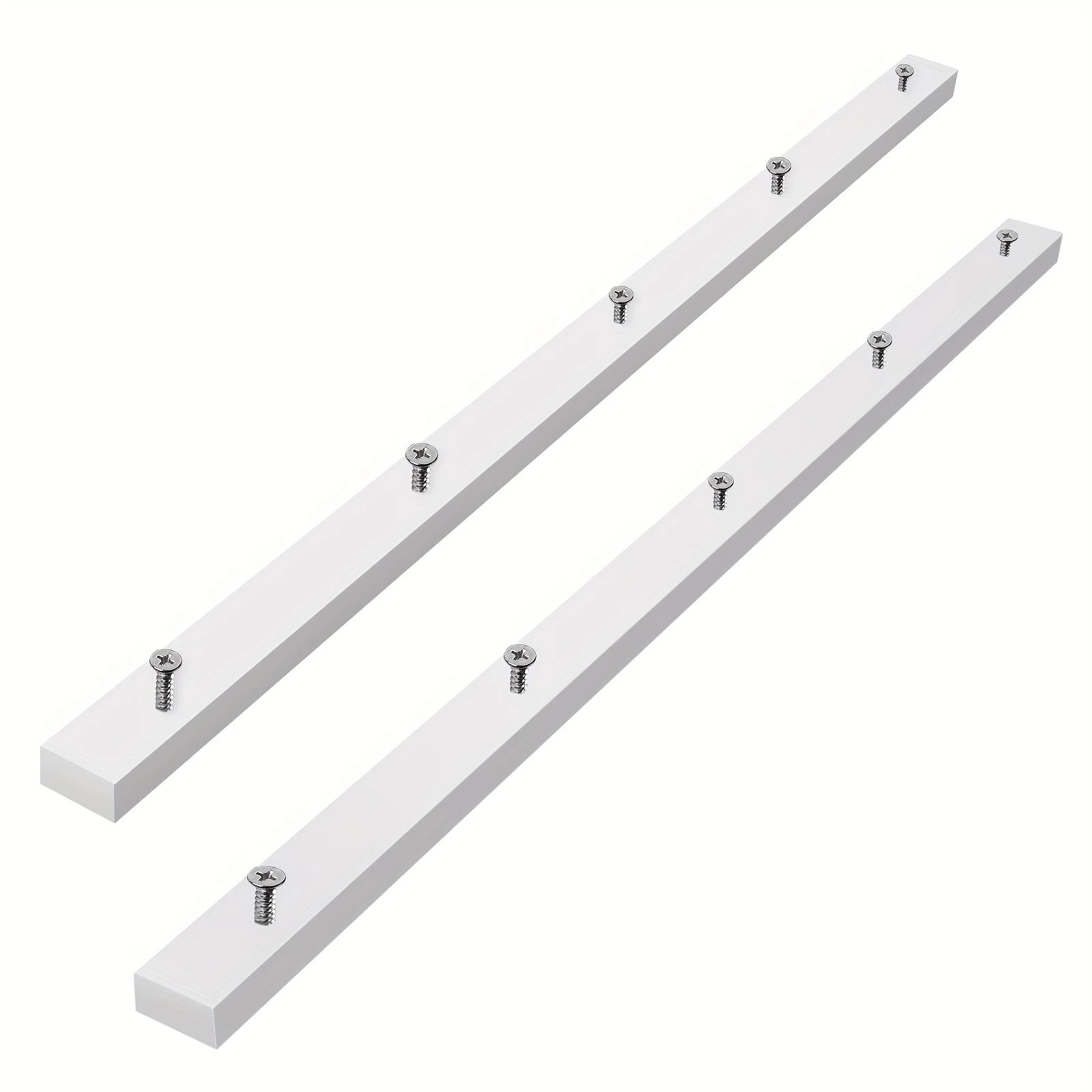 2PCS Table Saw Crosscut Sled Miter Bars with Pre-drilled Holes 3/4" x 3/8" x 17" Precise Woodworking Cuts Easy Installation