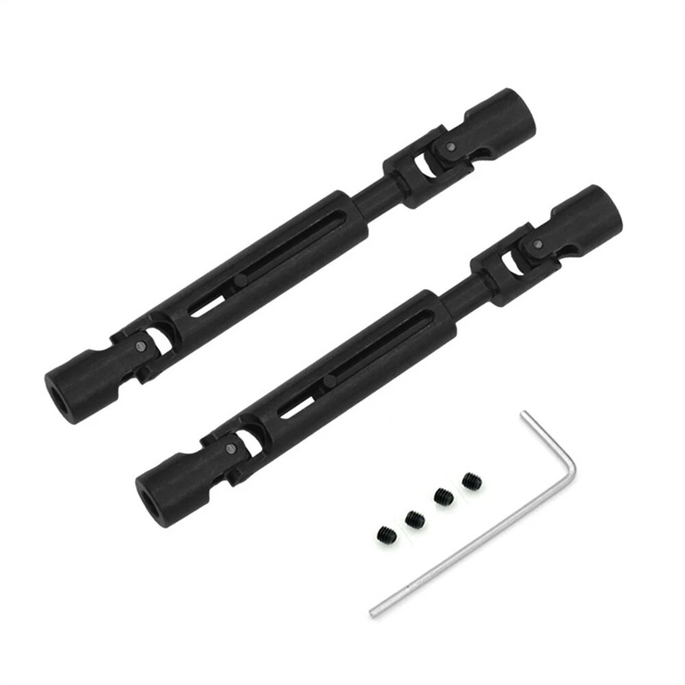 2PCS Upgraded Metal Front Rear Drive Shafts MNRC MN82 MN78 for TOYOTA Land Cruiser LC79 1/12 RC Cars Vehicles Models Spare Parts — view 2