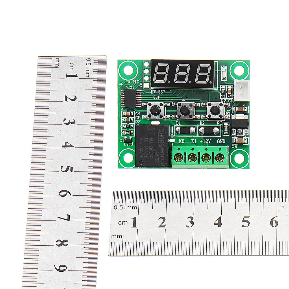 2pcs W1209 DC 12V -50 to +110 Temperature Sensor Control Switch Thermostat Therm — view 6
