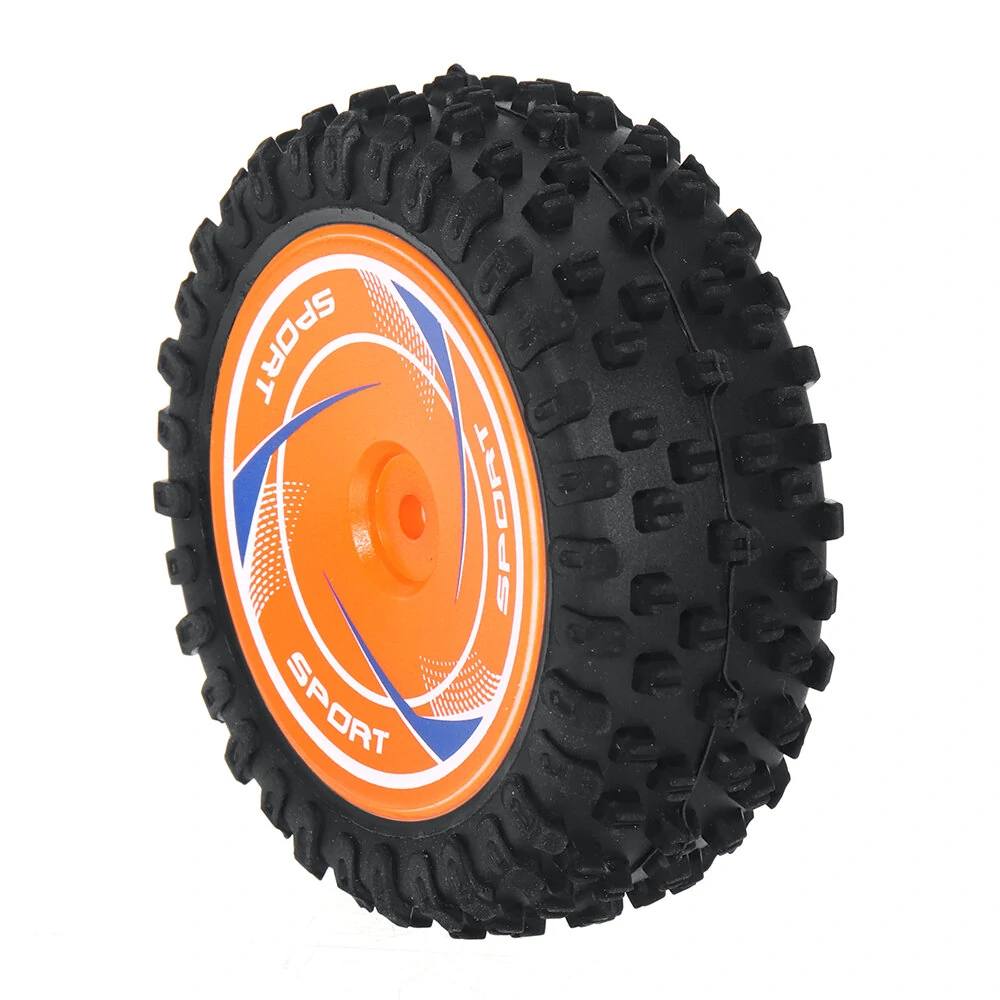 2PCS Wltoys 124010 1/12 RC Car Parts Front/Rear Tires Wheels Rims Vehicles Models Spare Accessories 2811/2812/2844/2845 — view 8