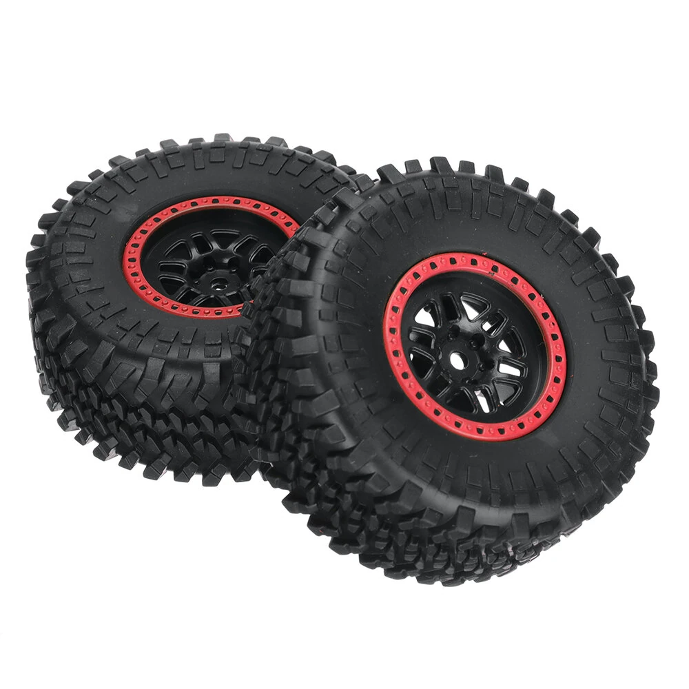 2PCS ZLL SG201 SG202 PRO/MAX 1/20 RC Car Parts Tires Wheels Rims Vehicles Models Spare Replacement XDKJ-030-1 — view 2