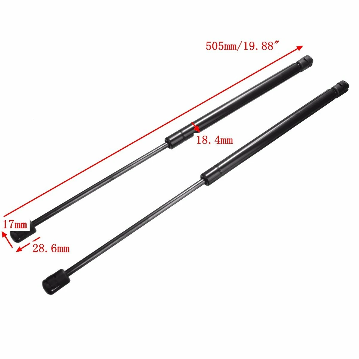 2x For Ford Focus MK2 Hatchback 2004-2012 Tailgate Boot Trunk Gas Support — view 5