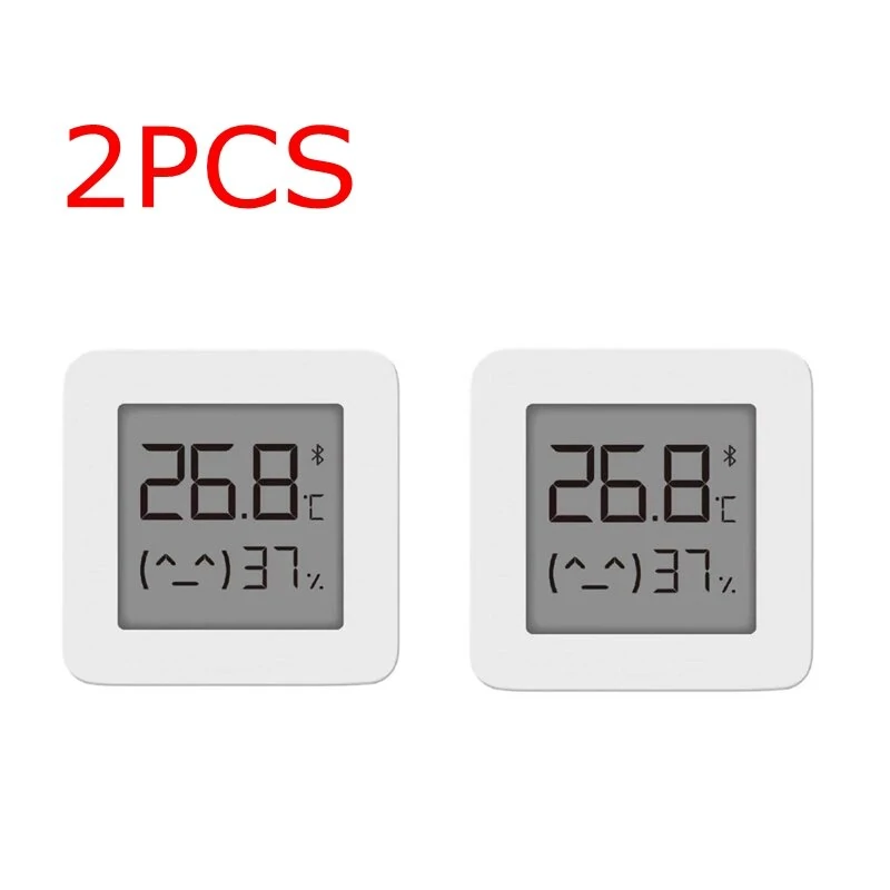 2x Xiaomi Mijia Smart LCD Screen Digital Thermometer 2 bluetooth Temperature Humidity Sensor Moisture Meter Mijia App — Xiaomi