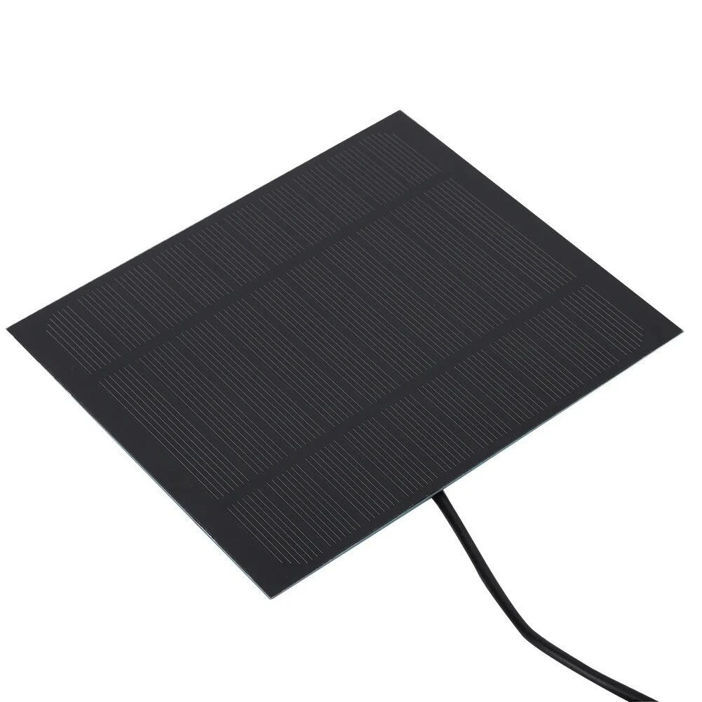 3.5W 5V Solar Panel Charger Micro USB 150x130mm Monocrystalline 22% High Conversion Efficiency Portable Solar Charger for Fans Lights Cameras — view 3