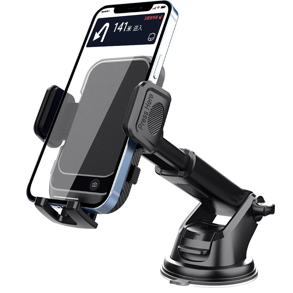 3-7 Inch Screen Car Dashboard Mobile Phone Navigation Holder Car Mobile Phone Holder with Retractable Suction Cup — view 2
