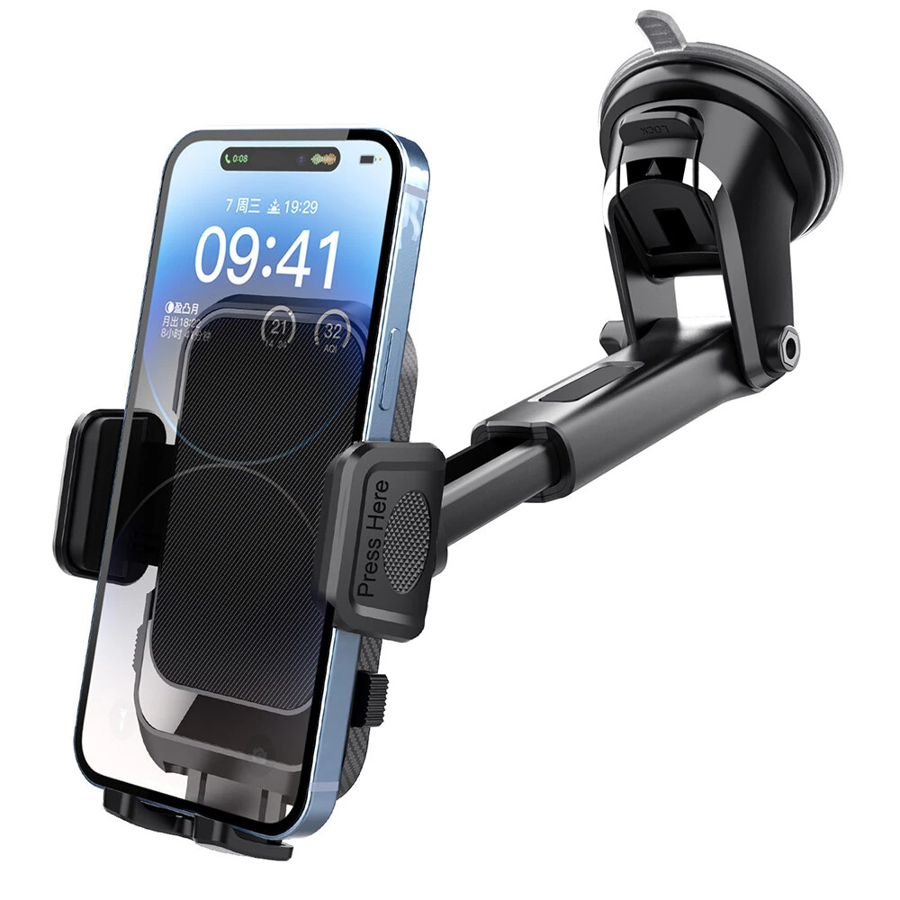 3-7 Inch Screen Car Dashboard Mobile Phone Navigation Holder Car Mobile Phone Holder with Retractable Suction Cup — view 3