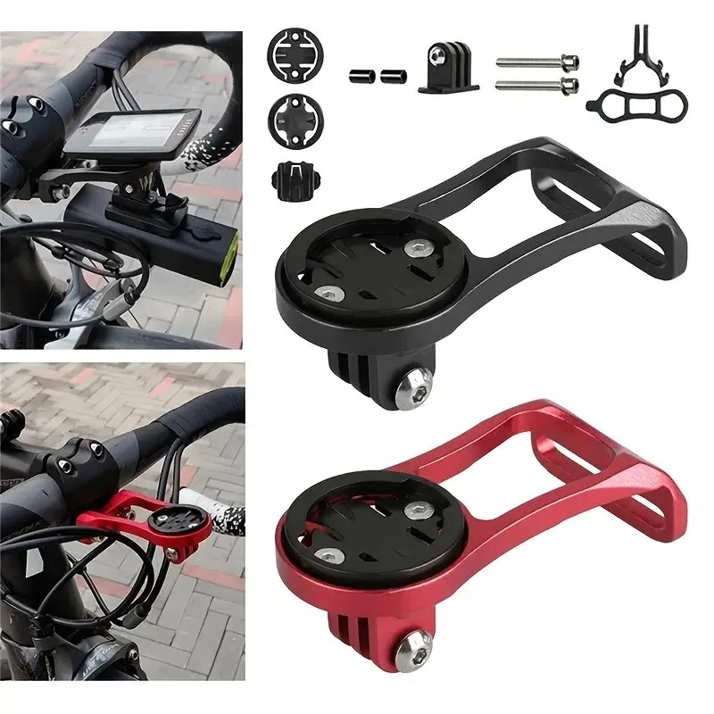 3 In 1 Bike Holder Aluminum Alloy Code Table Flashlight Seat Odometer Extension Bicycle equipment — view 10