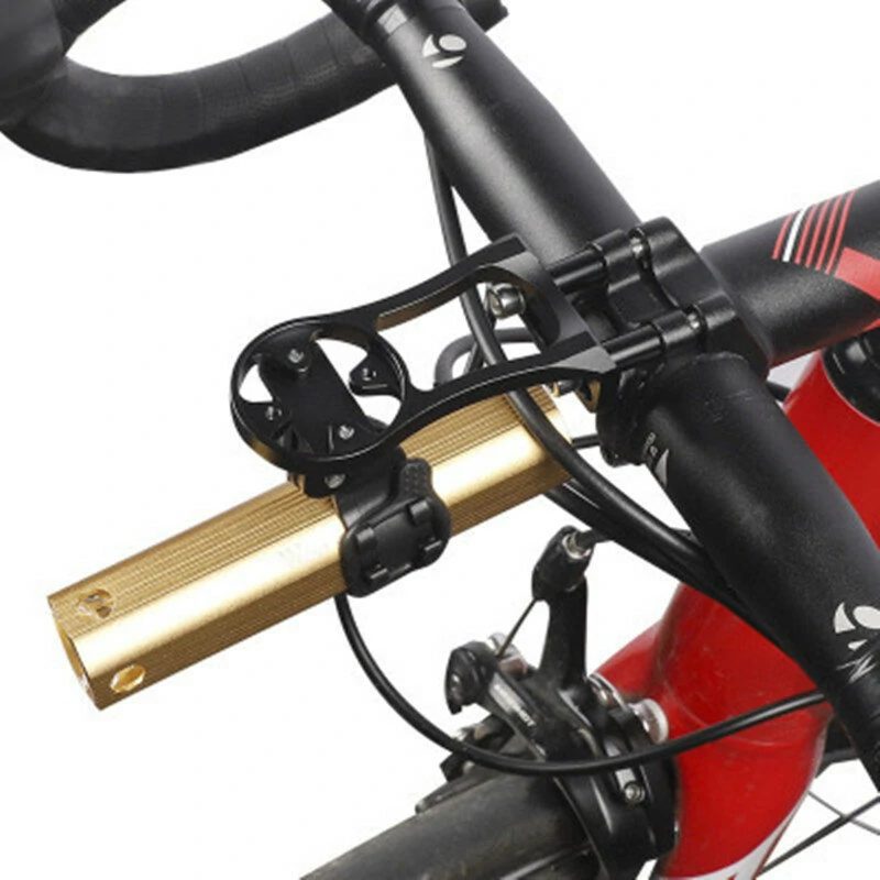 3 In 1 Bike Holder Aluminum Alloy Code Table Flashlight Seat Odometer Extension Bicycle equipment — view 2