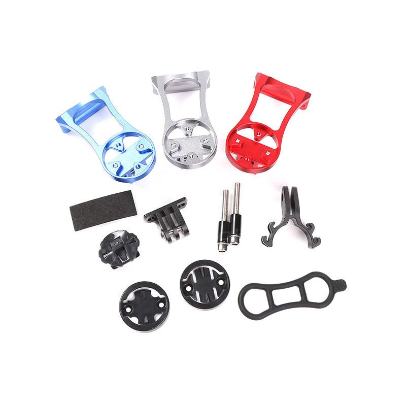 3 In 1 Bike Holder Aluminum Alloy Code Table Flashlight Seat Odometer Extension Bicycle equipment — view 8