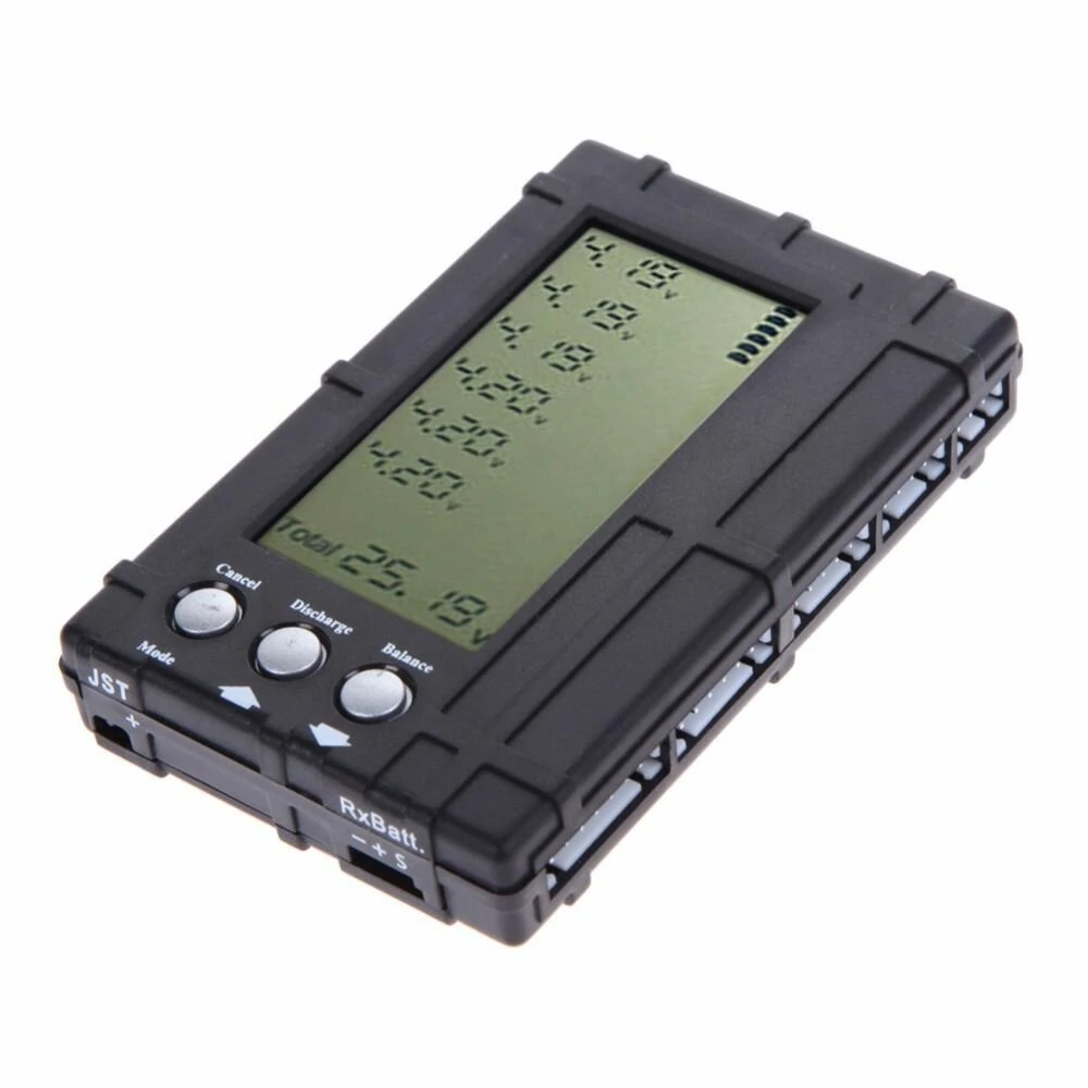 3 in 1 LCD RC Battery Discharger Balancer Meter Tester for 2-6S Lipo Li-Fe Battery Battery Voltage Meter Li-Polymer/Li-Fe 2-6 Cell — view 10