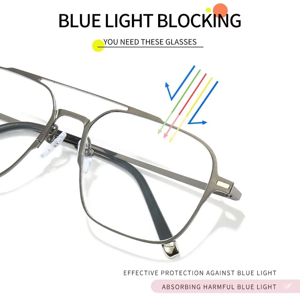 3 In 1 Magnetic Anti-blue Light Eyeglass with HD Polarized — view 3