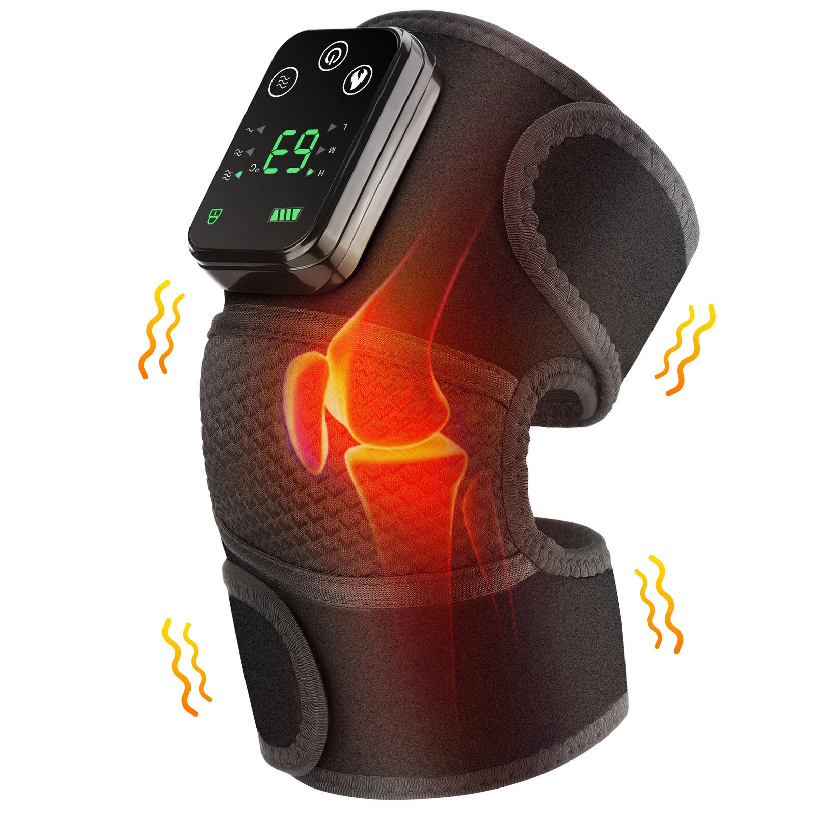 3 IN 1 Vibration Button Controller Heating Vibration Knee Pad Shoulder Pad Elbow Pad Intelligent Temperature Control Vibration Massage Moxibustion Hot Compress Instrument — Pricio
