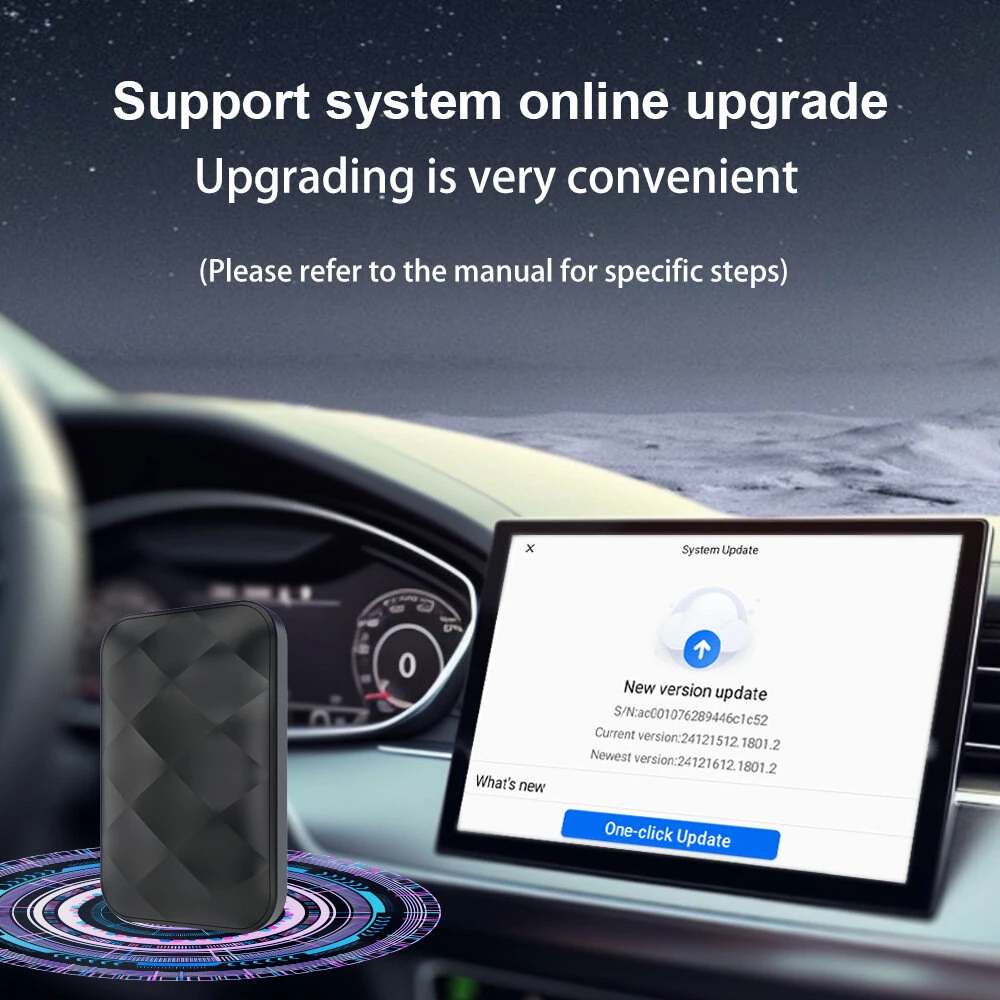 3-IN-1 Wireless Android14 Carplay Android Auto Adapter Upgrade Plug&Play For Youtube Netflix Dongle Wireless Car AI TV BOX — view 8