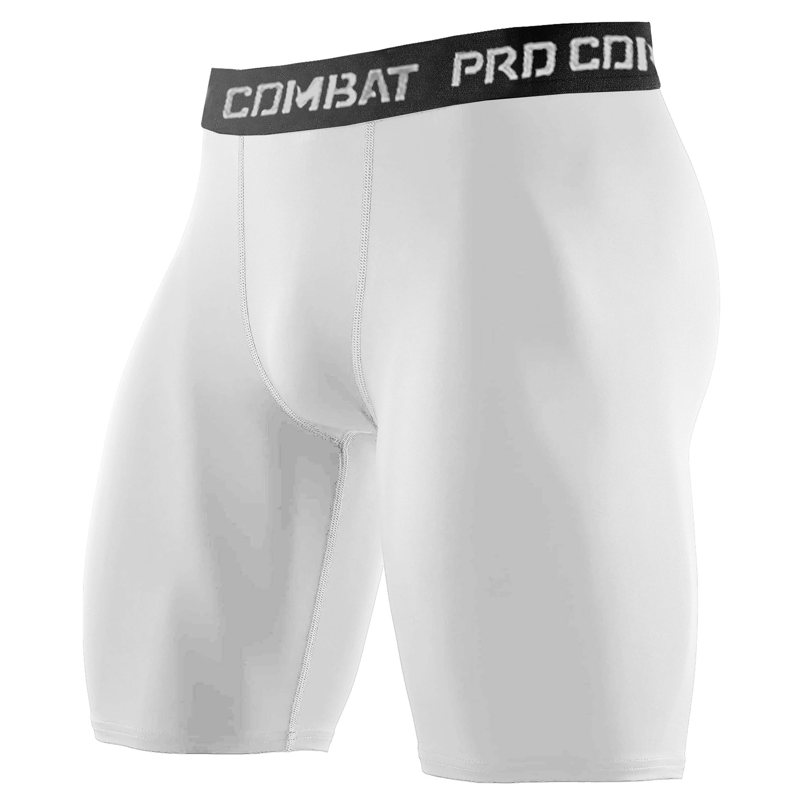 3 Pack Running Shorts Gym Workout Athletic Training Compression Underwear Cool Quick Dry Men's Underwear Long Leg Boxer Shorts — view 5