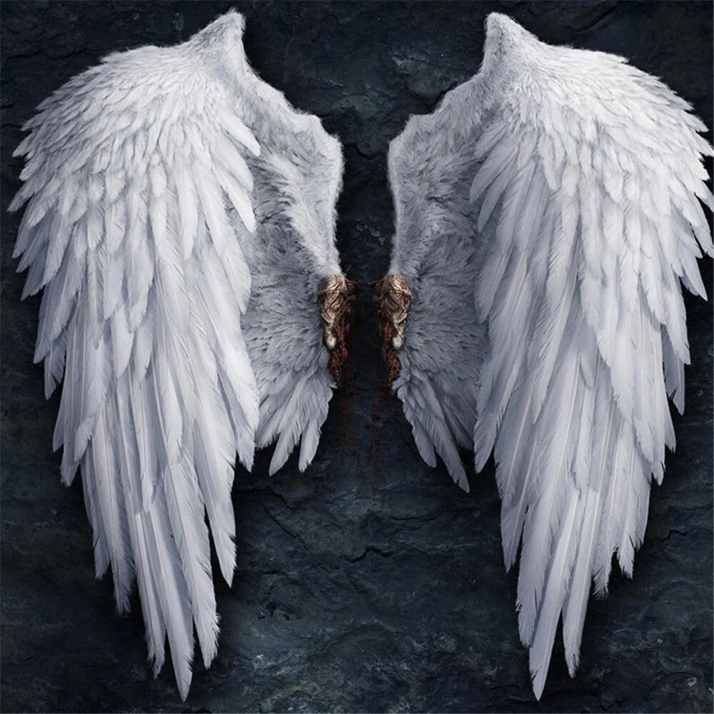 30*40 cm Angel's Wings Wall Hanging Painting Living Room Background Home Living Bedroom Decoration Drawing — view 5