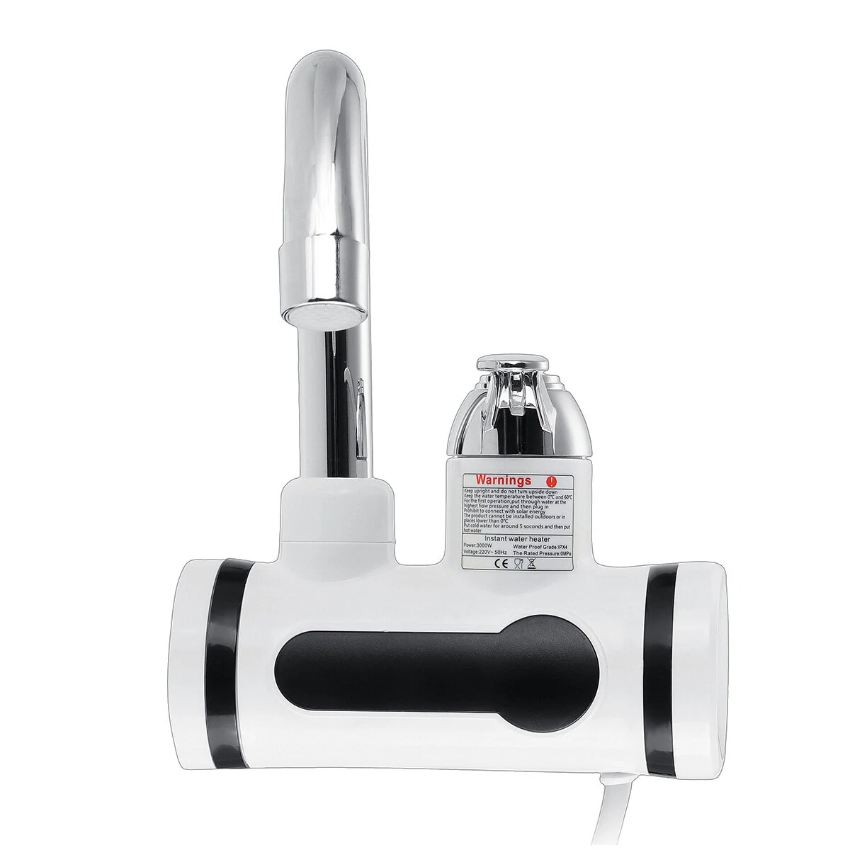 3000W 2 IN 1 Instant Electric Water Heater Faucet Fast Heating LED Display 220V — view 2