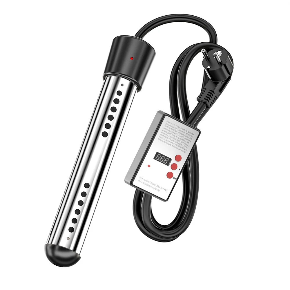 3000W Electric Intelligent Timing Heater Boiler Water Heating Element Immersion Suspension Water Heater Bathroom Swimming Pool — Pricio