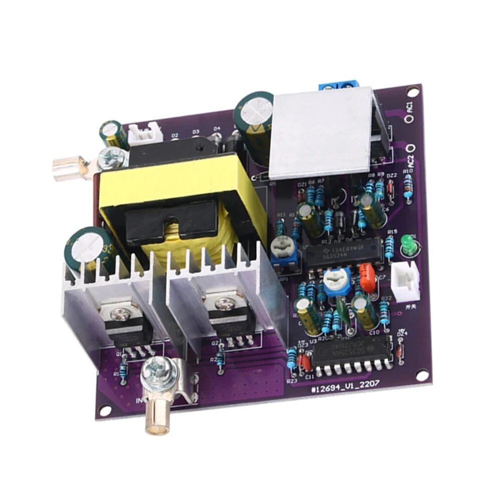 300W Modified Sine Wave Power Inverter DC12V to AC220V Converter 50Hz 60Hz Adjustable Power Supply Energy Storage DC-AC Boost Circuit Board — view 2