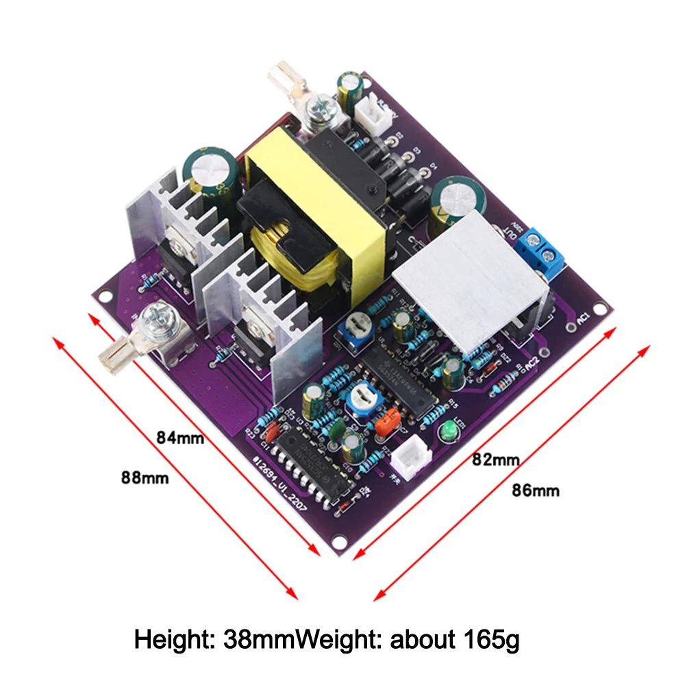 300W Modified Sine Wave Power Inverter DC12V to AC220V Converter 50Hz 60Hz Adjustable Power Supply Energy Storage DC-AC Boost Circuit Board — view 5