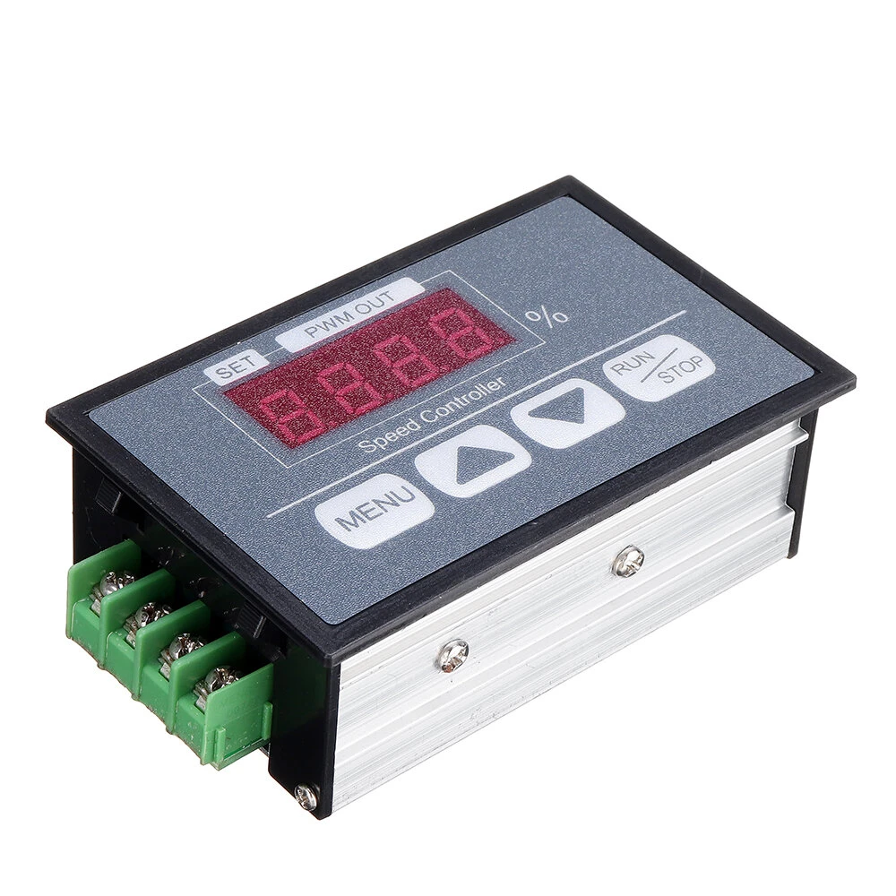 30A 6V12V60V Button Speed Controller Digital Display Percentage Tachometer DC Mo — Pricio