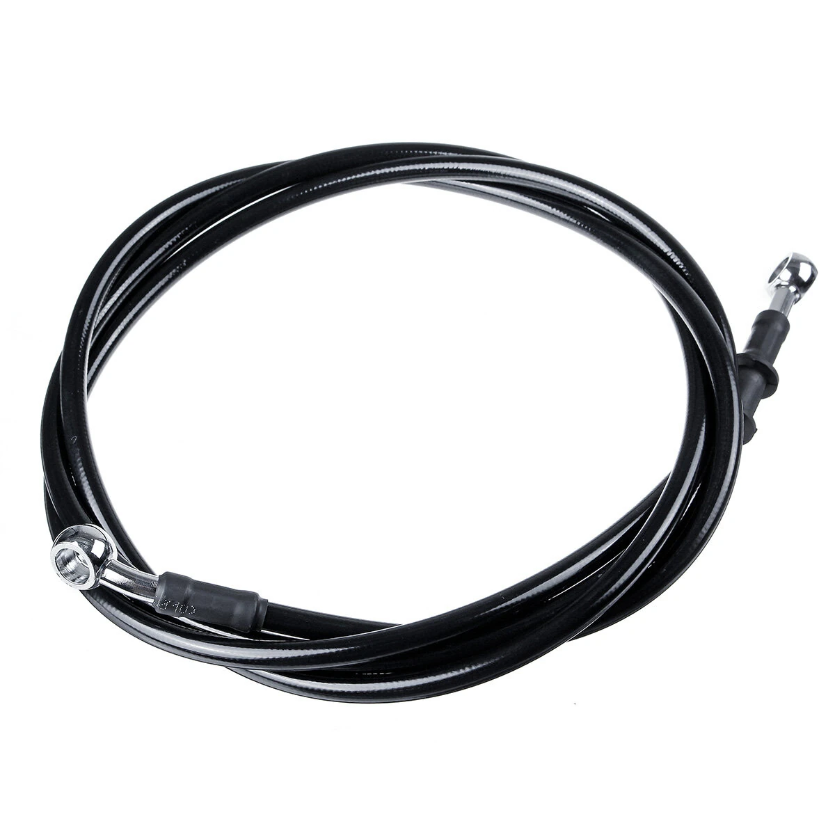 30cm-220cm Motorcycle Bike Braided Brake Clutch Oil Hoses Line Pipe Cable Black — view 3