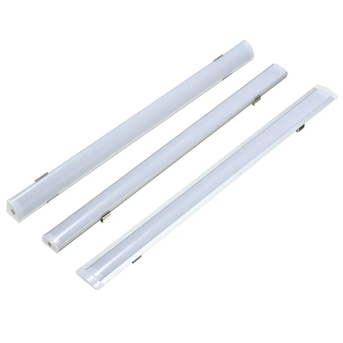 30CM Aluminum Channel Holder For LED Rigid Strip Light Bar Under Cabinet Lamp — view 3