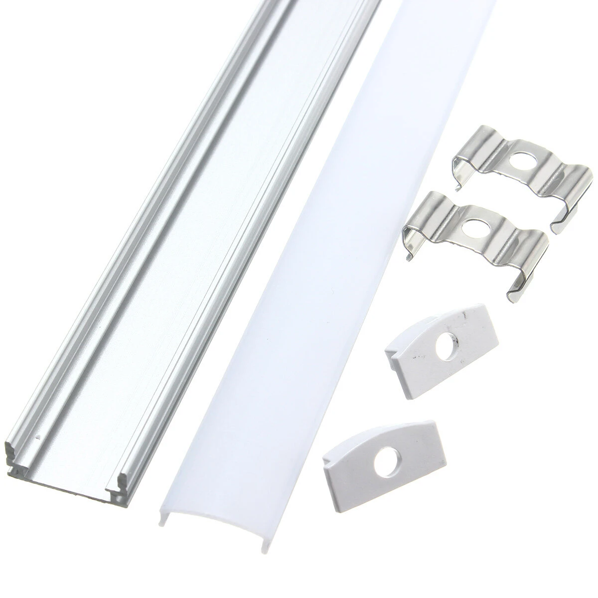 30CM Aluminum Channel Holder For LED Rigid Strip Light Bar Under Cabinet Lamp — view 5