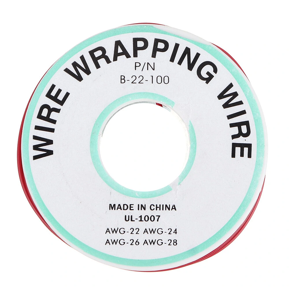 30M 22AWG Black/Red UL 1007 Cable Line PCB Wire Tinned Copper Solid Wires OK Line Electrical Wire DIY — view 7