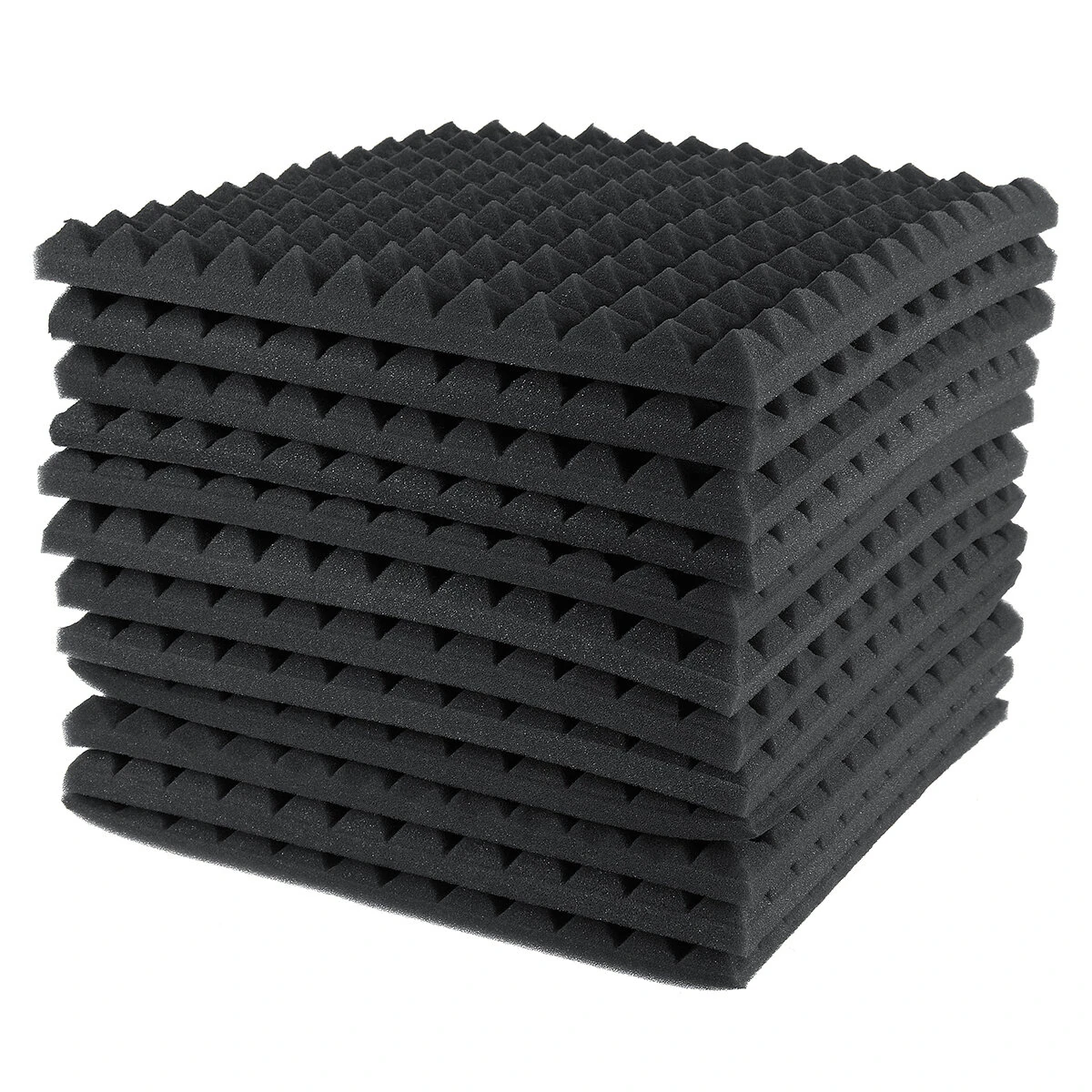 30x30x3cm 12PCS Soundproof Foams Sponge Sound Insulation Studio Wall Panel Tiles — Pricio