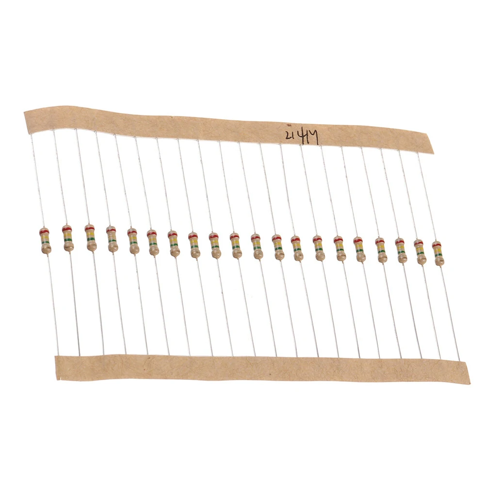 3120pcs 156 Values 1 -10M Ohm 1/4W 5% Carbon Film Resistors Assortment Kit Electronic Components — view 10