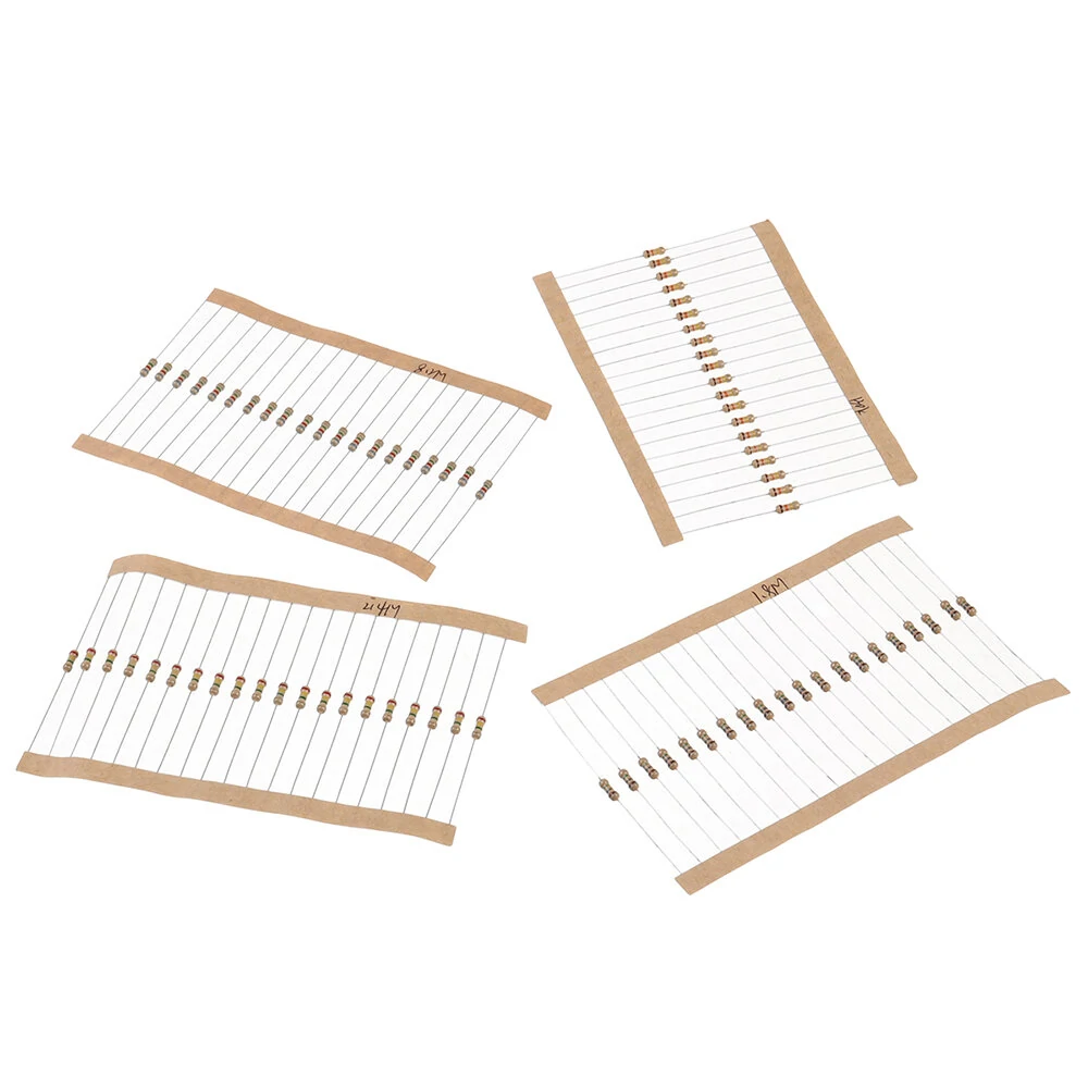 3120pcs 156 Values 1 -10M Ohm 1/4W 5% Carbon Film Resistors Assortment Kit Electronic Components — view 4