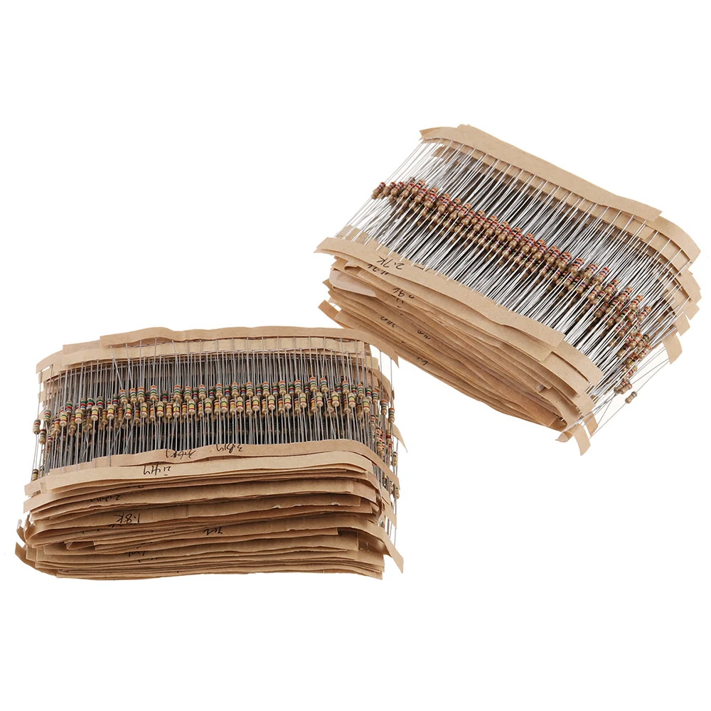3120pcs 156 Values 1 -10M Ohm 1/4W 5% Carbon Film Resistors Assortment Kit Electronic Components — view 7
