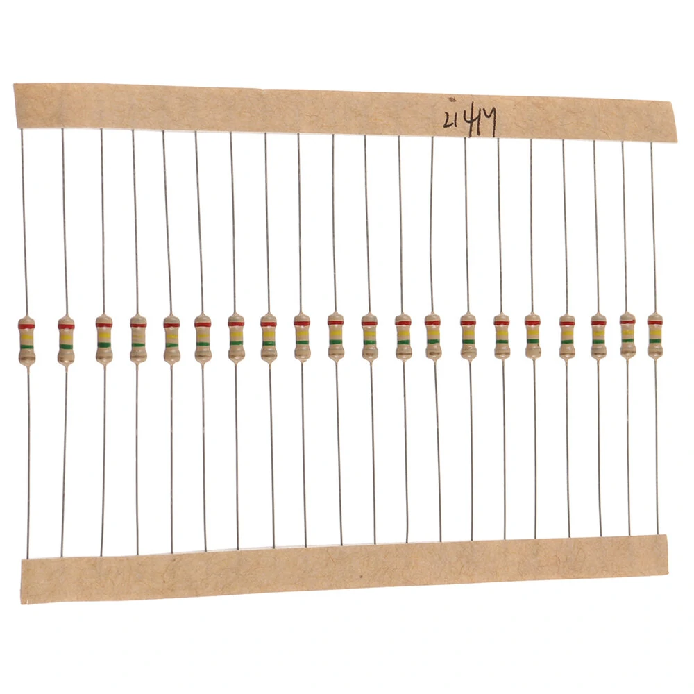 3120pcs 156 Values 1 -10M Ohm 1/4W 5% Carbon Film Resistors Assortment Kit Electronic Components — view 9