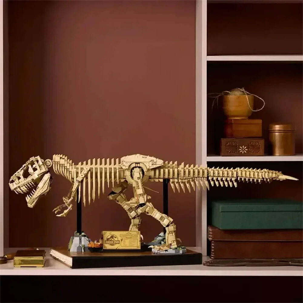 3145PCS MOC Dinosaur Fossil Skeleton Assembly Building Block Kit Desktop Ornaments Children's Toys — view 4