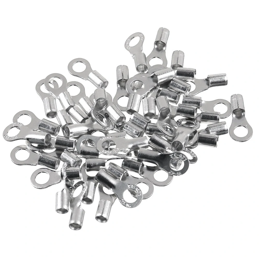 320Pcs Connector Cold Pressed OT/UT Crimp Terminals Copper Nose Wiring Fork Set with Box — view 5