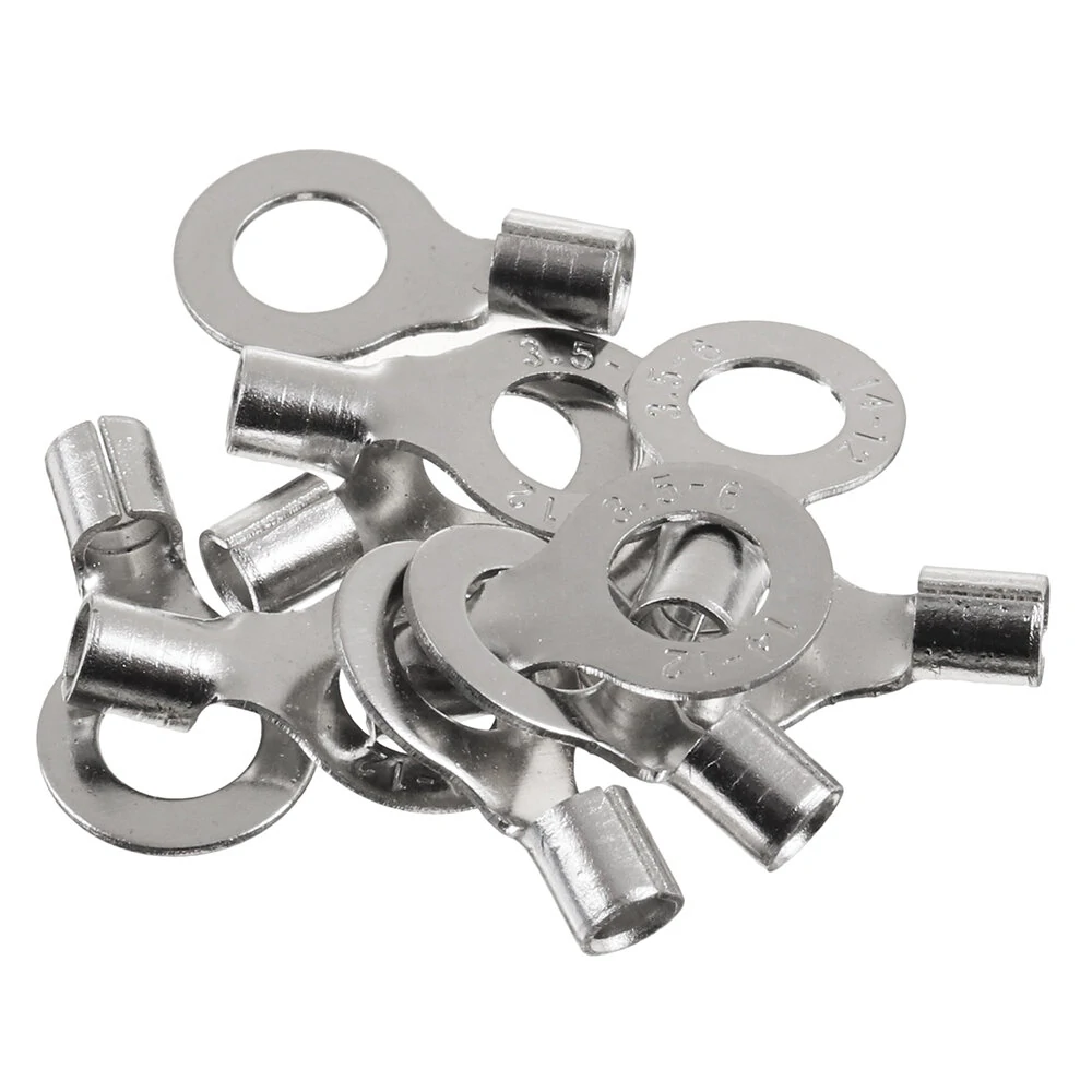 320Pcs Connector Cold Pressed OT/UT Crimp Terminals Copper Nose Wiring Fork Set with Box — view 7