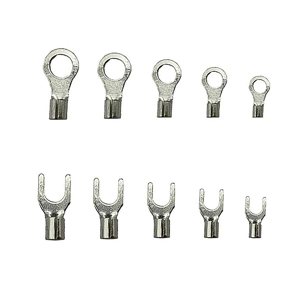320PCS Crimp Terminal and Pliers Set 10 in 1 U Shaped O Shaped Cold Pressed Terminal Set Wire Connector Splicing Terminal Kit — view 4