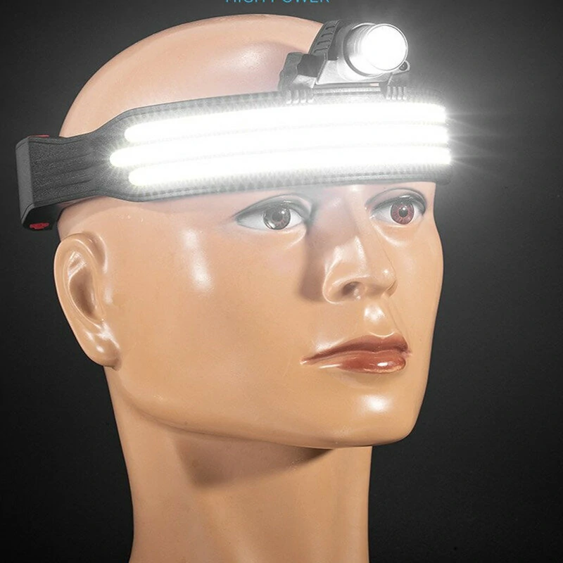 350LM Smart Induction Riding Headlamp USB Rechargeable LED Headlight Cycling Adventure Fishing Flashlight Bike Headlamp — view 5