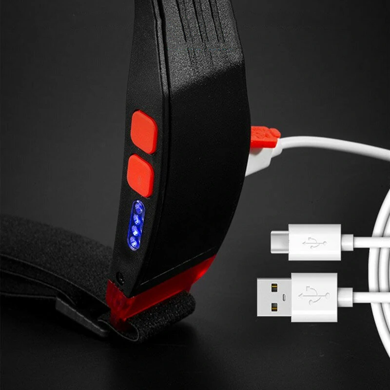 350LM Smart Induction Riding Headlamp USB Rechargeable LED Headlight Cycling Adventure Fishing Flashlight Bike Headlamp — view 8