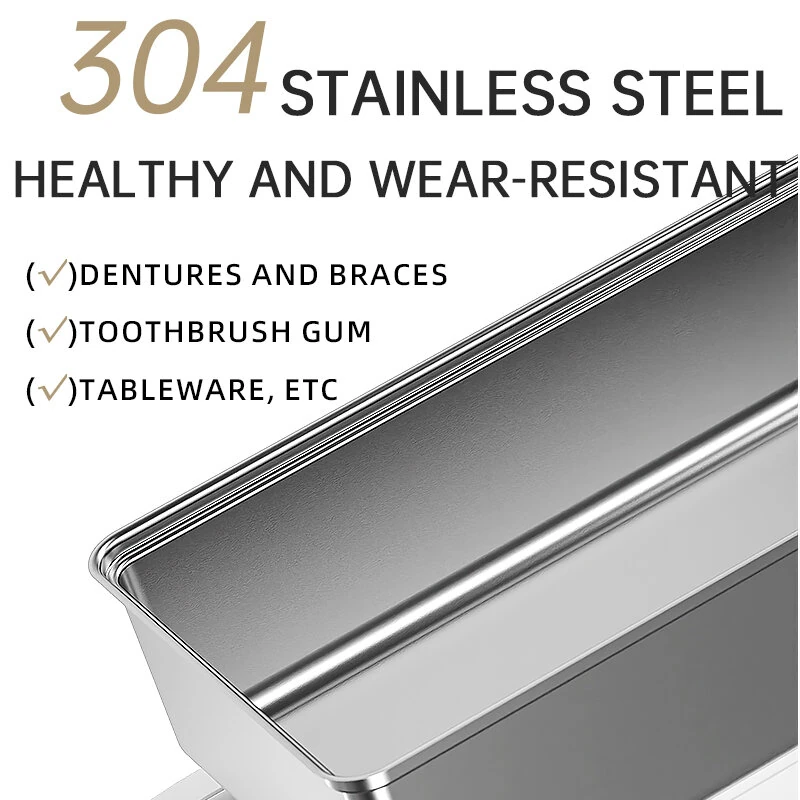 350mL High Frequency Household Ultrasonic Cleaning Machine for Glasses Braces Watch Dentures Jewelry Necklace Cleaning — view 7