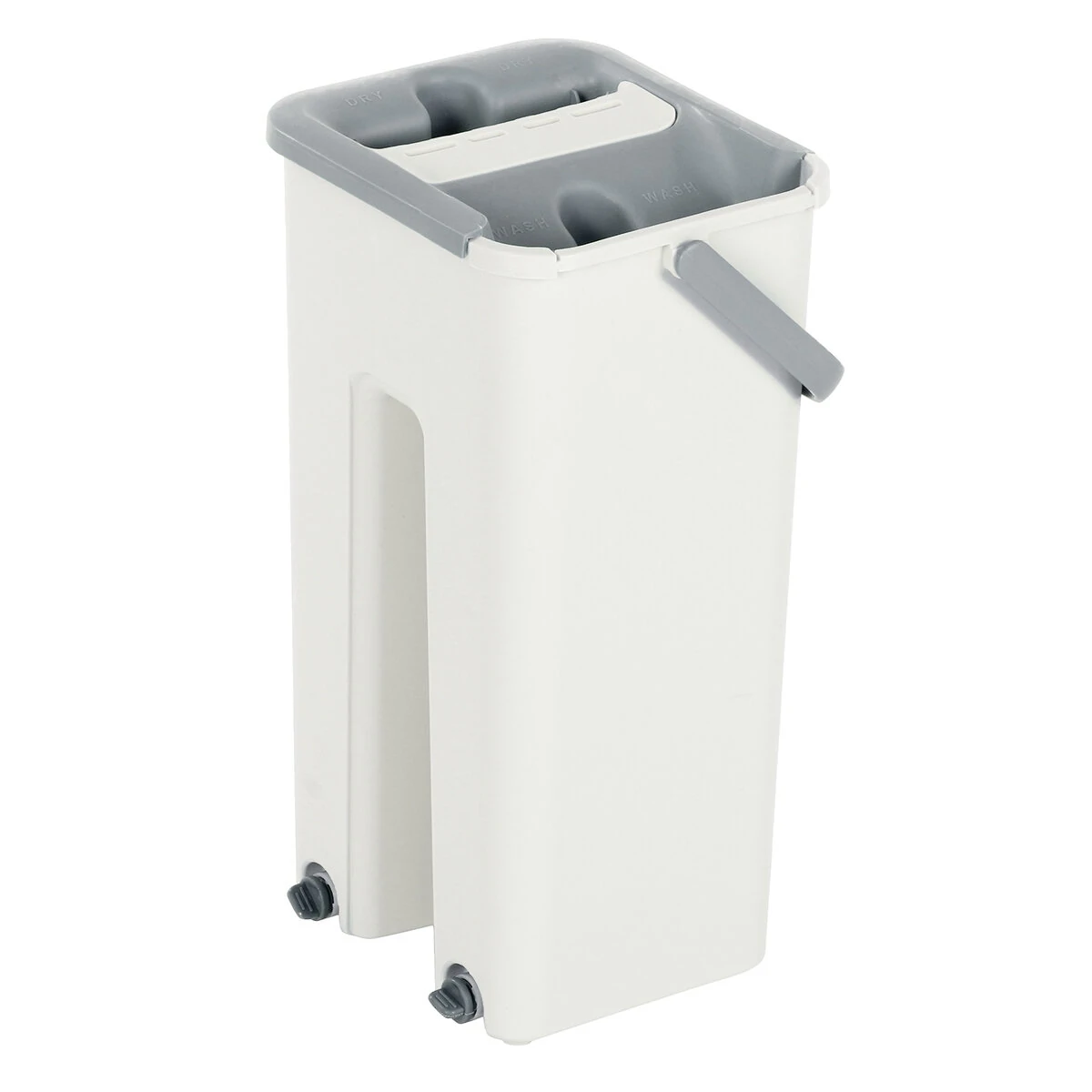 360° Rotation Spin Flat Mop Bucket Set Auto Rebound Hand-free Floor Cleaning — view 5