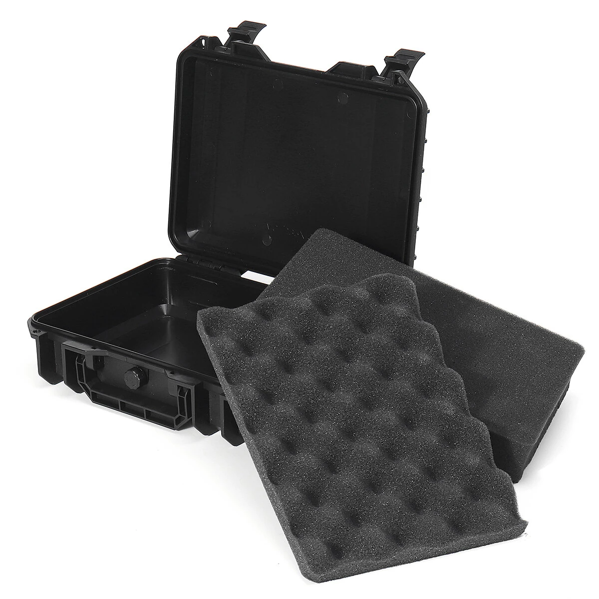 363x290x160mm Plastic Safety Equipment Case Waterproof Hard Carry Tool Box Shockproof Storage Box with Sponge for Tools Camera — view 5