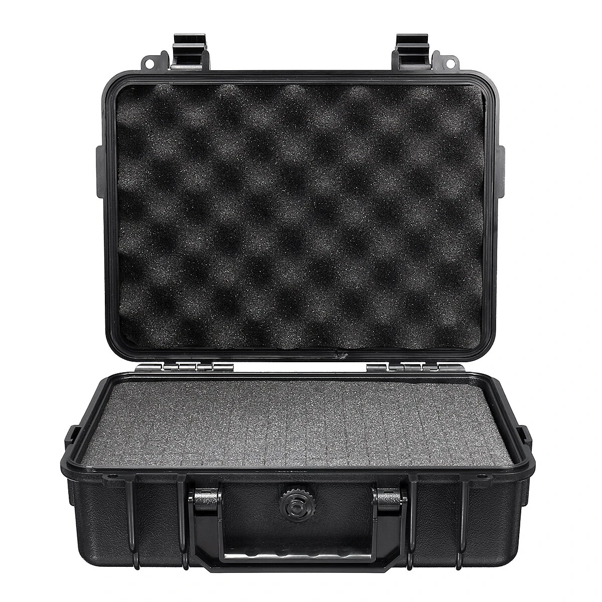 363x290x160mm Plastic Safety Equipment Case Waterproof Hard Carry Tool Box Shockproof Storage Box with Sponge for Tools Camera — view 9