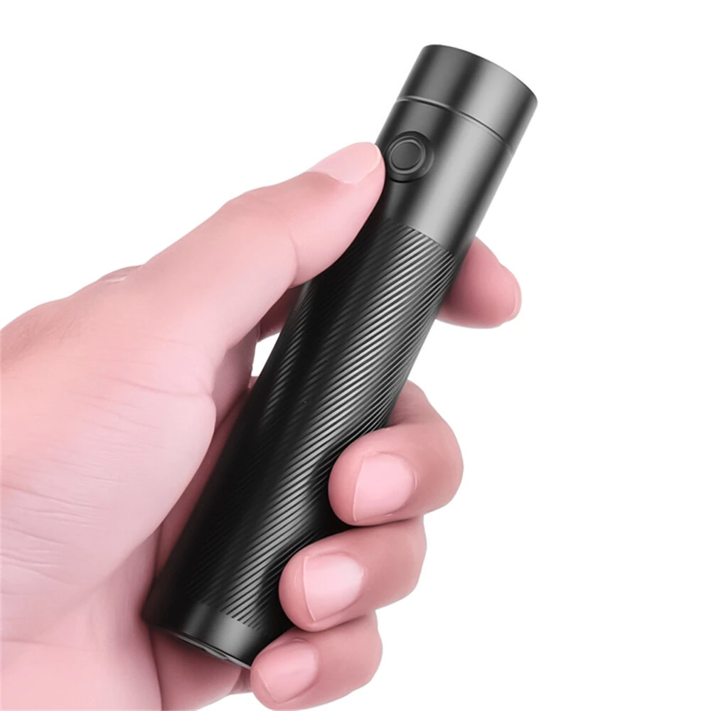 365NM UV MINI Flashlight Black Mirror Purple Light+ Red Beam Type C Rechargeable Filtered LED Ultraviolet Mini Torch Pet Pee Urine Rocks Gem Money UV Light — view 3