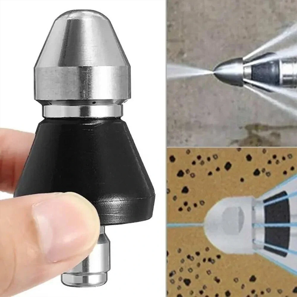 3/8" 1/4'' Quick High Pressure Washer Sewer Cleaner Nozzles Washing Machine Drain Pipe Dredging Cleaning Nozzle — Pricio